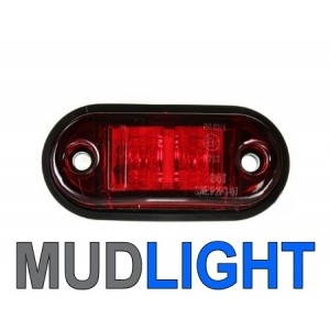 LED contourverlichting / zijmarkering rood